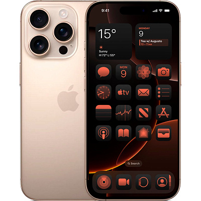 Смартфон Apple iPhone 16 Pro (eSIM) 512 ГБ пустынный титан